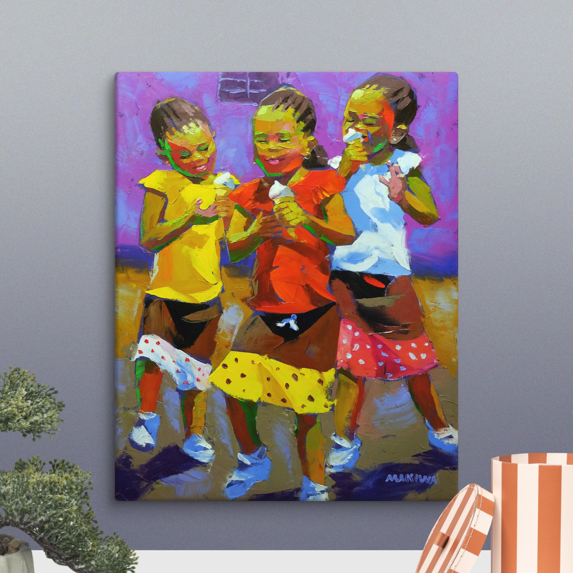 The Ice Cream Kids 50x40cm