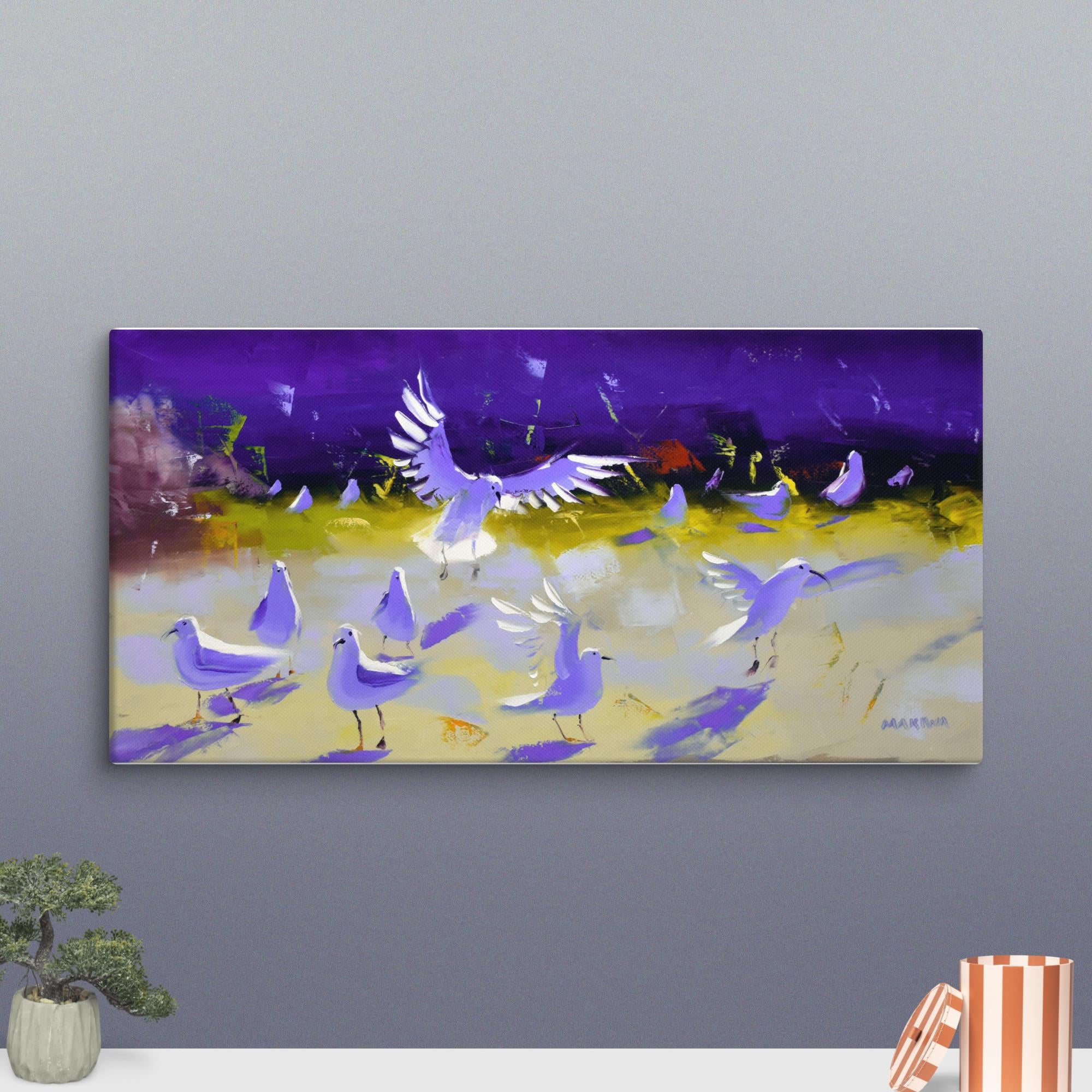 Seagulls 40x80cm