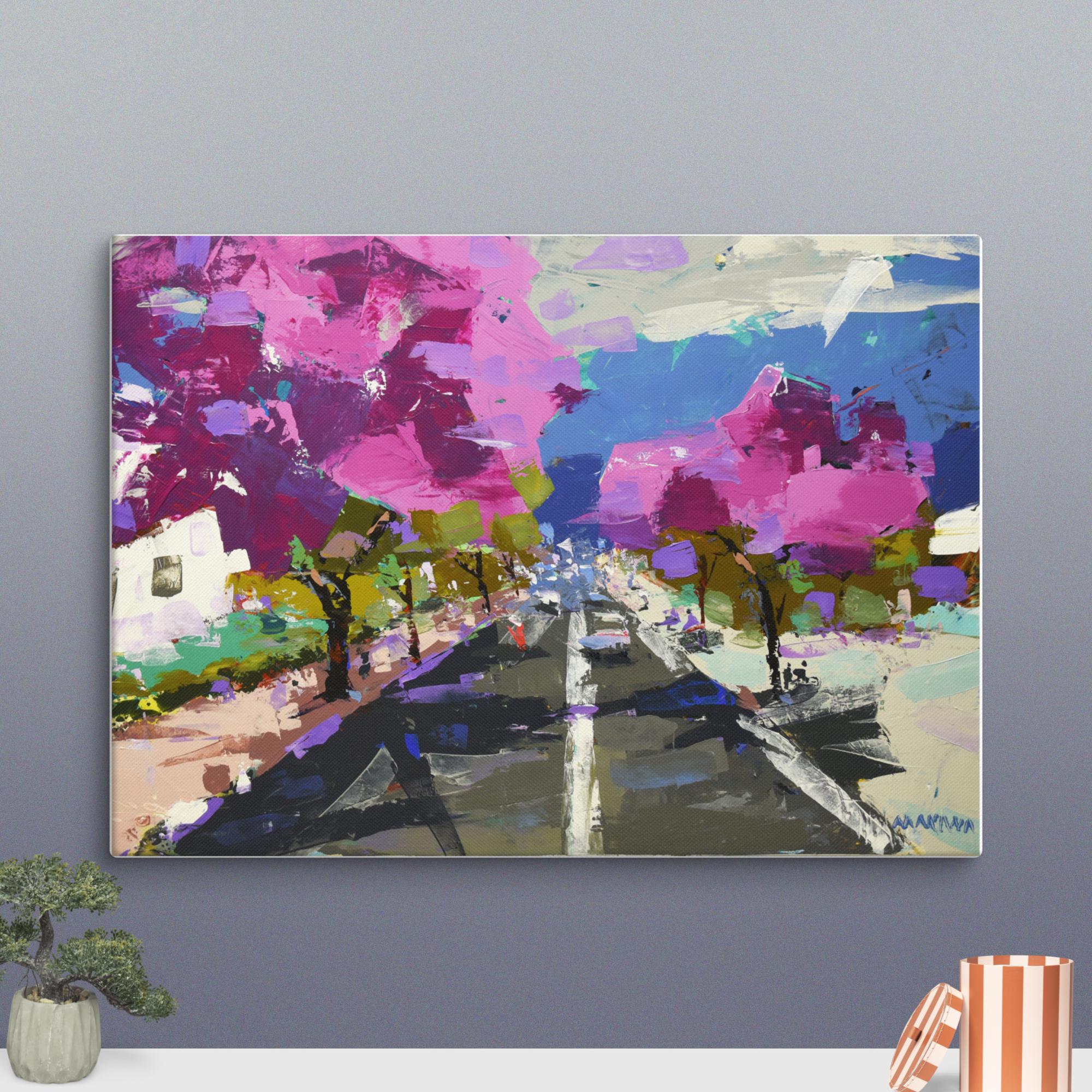 Jacaranda Avenue 50x70cm