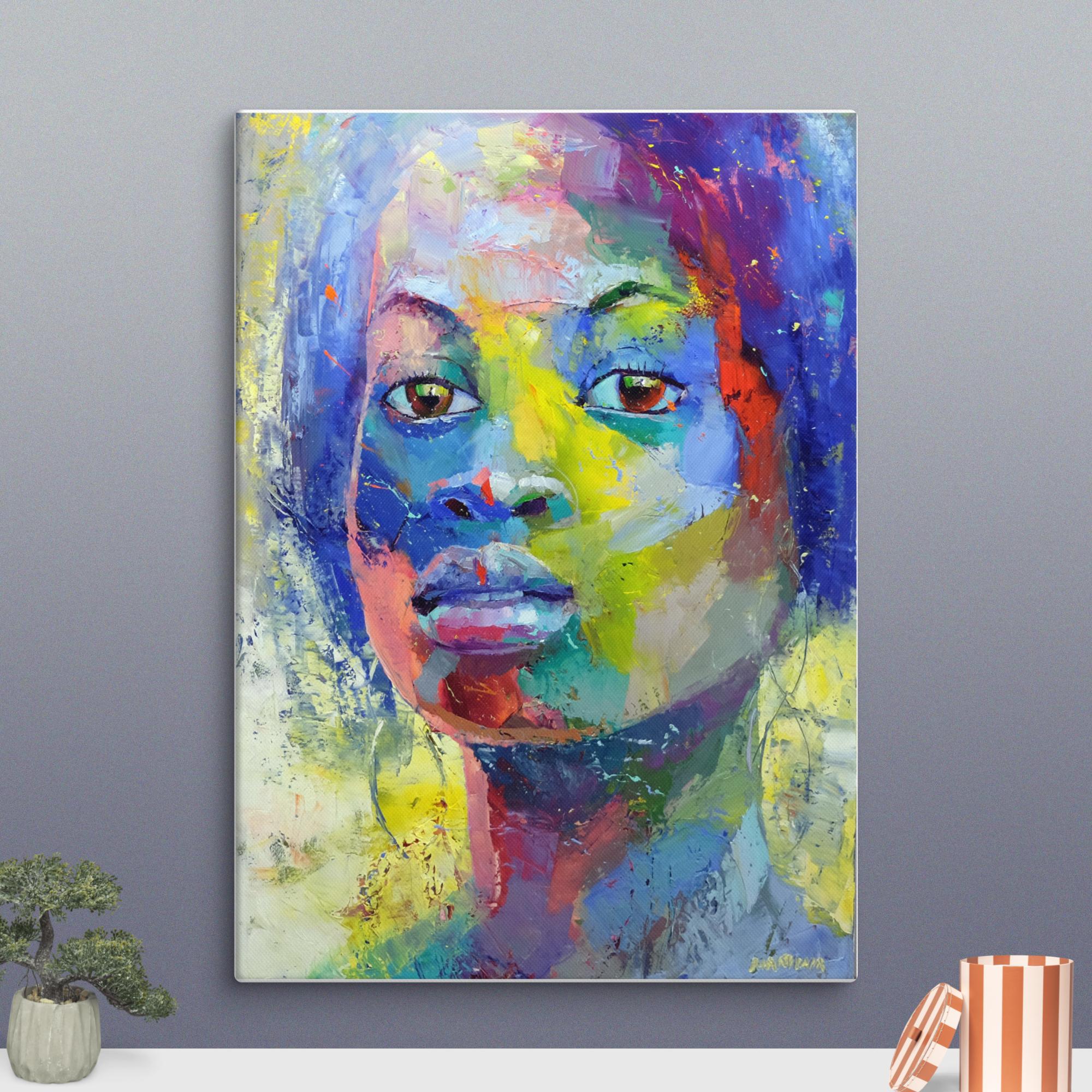 African Girl 50x70cm