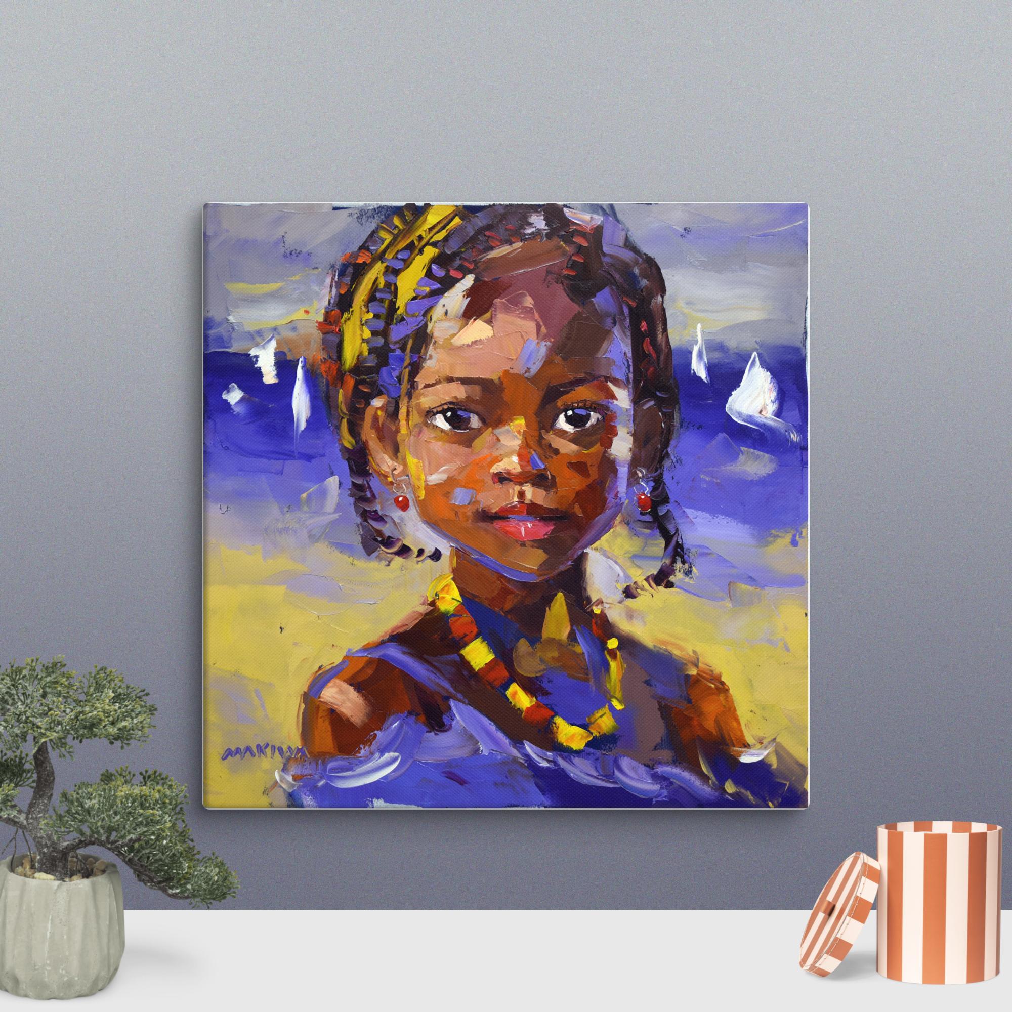 The African Child  60x60cm