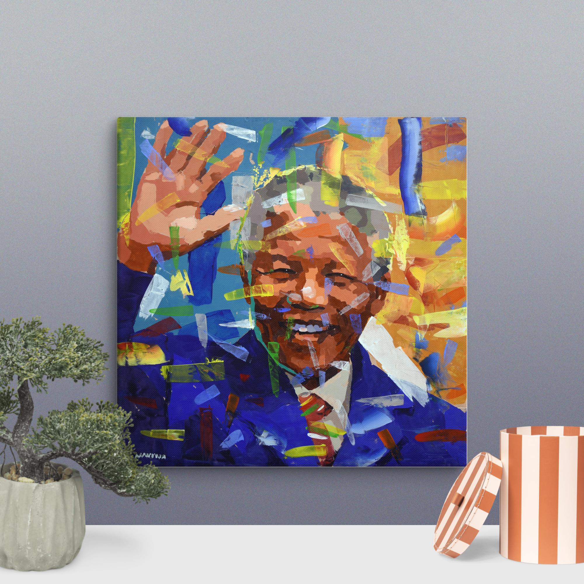 Mandela 80x80cm